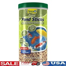 Pond Fish Food Sticks 11lb Goldfish Koi Health Nutrition Clear Water Daily Feed