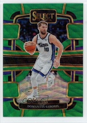2023-24 Panini Select Concourse Green Wave Prizm /50 Domantas Sabonis #25 6j0