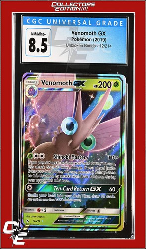Venomoth-GX graded CGC 8.5 for sale on eBay
