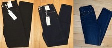New M&S The Magic Indigo or Black Skinny or Straight Jeans Sz UK 8 10 12 14 16