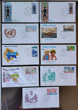 un lot de 9 FDC Wallis et Futuna 1976-80-85-91 /L7