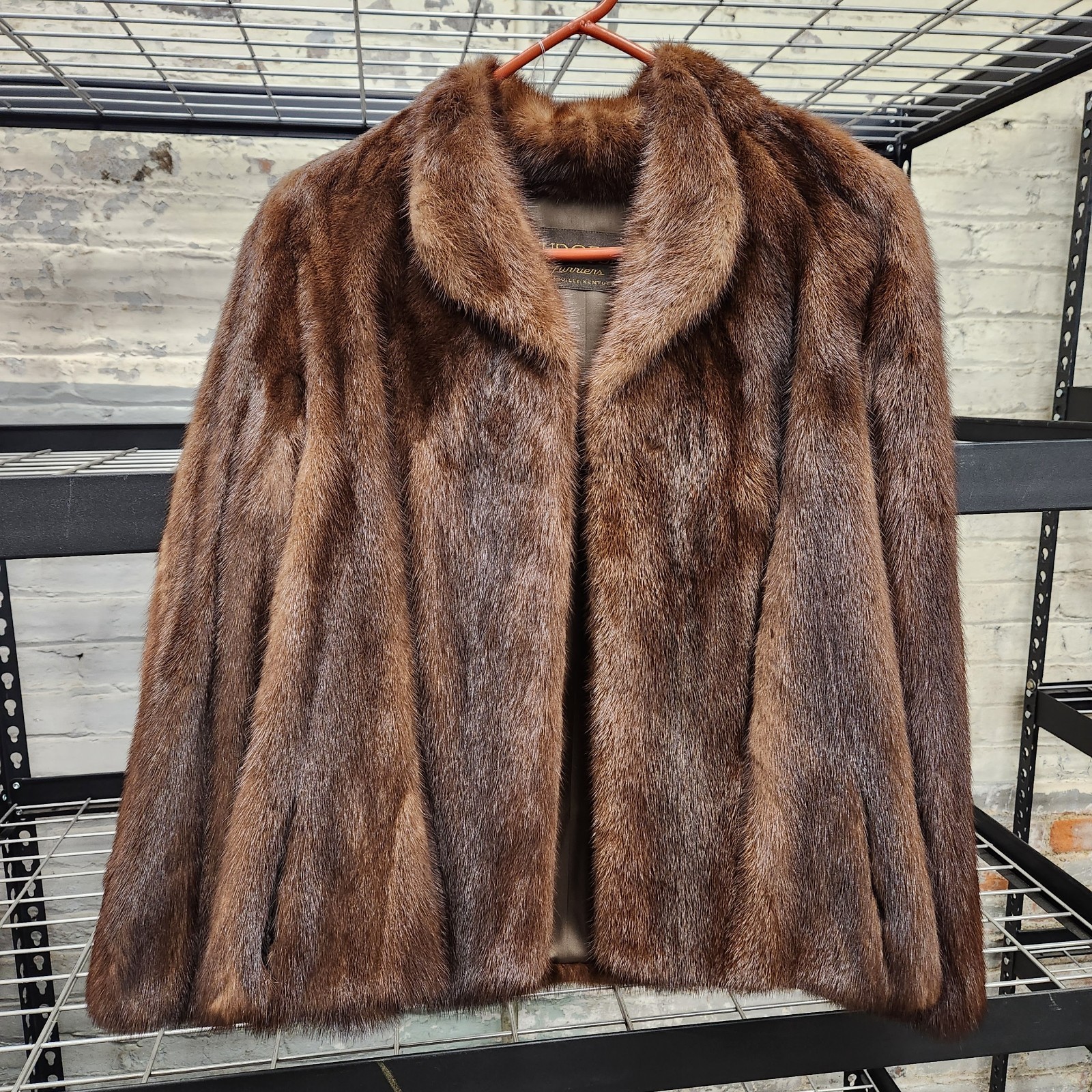 Yudofsky Mink Fur Coat Jacket, Size Small