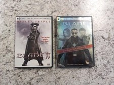 BLADE DVD LOT: Blade 2  Blade TRINITY Unrated Wesley Snipes Excellent Condition