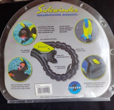 New, Sidewinder Wraparound Snorkel, NIP