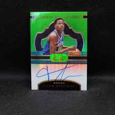 2017-18 Frank Ntilikina Select Rookie Signatures Green Prizm /65