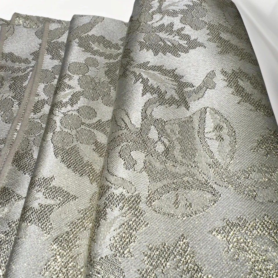 Juego de 6 servilletas de Navidad marfil crema y oro 16x16 pulgadas vacaciones Foto 2 de 4