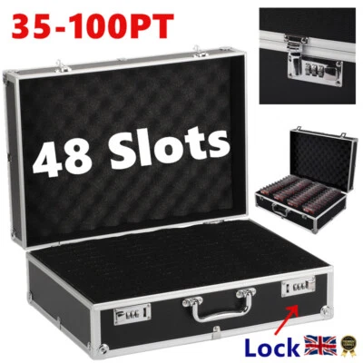 PSA BGS Graded Card Storage Case Trading Card Divider Collector 35PT-100PT UK