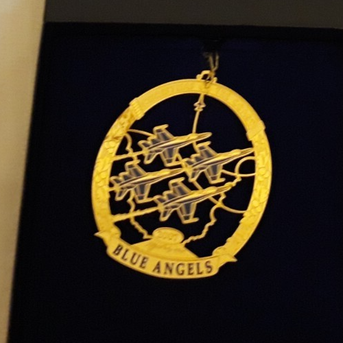 The Official Christmas On The Coast 2007 Ornament Pensacola The Blue Angles Box - Picture 3 of 14