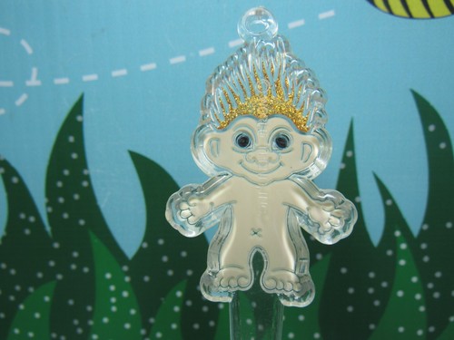 Cepillo de dientes GLITTER HAIR TROLL CON CUBIERTA - 5" World Trend, INC. Cepillo de dientes - NUEVO - Imagen 8 de 9