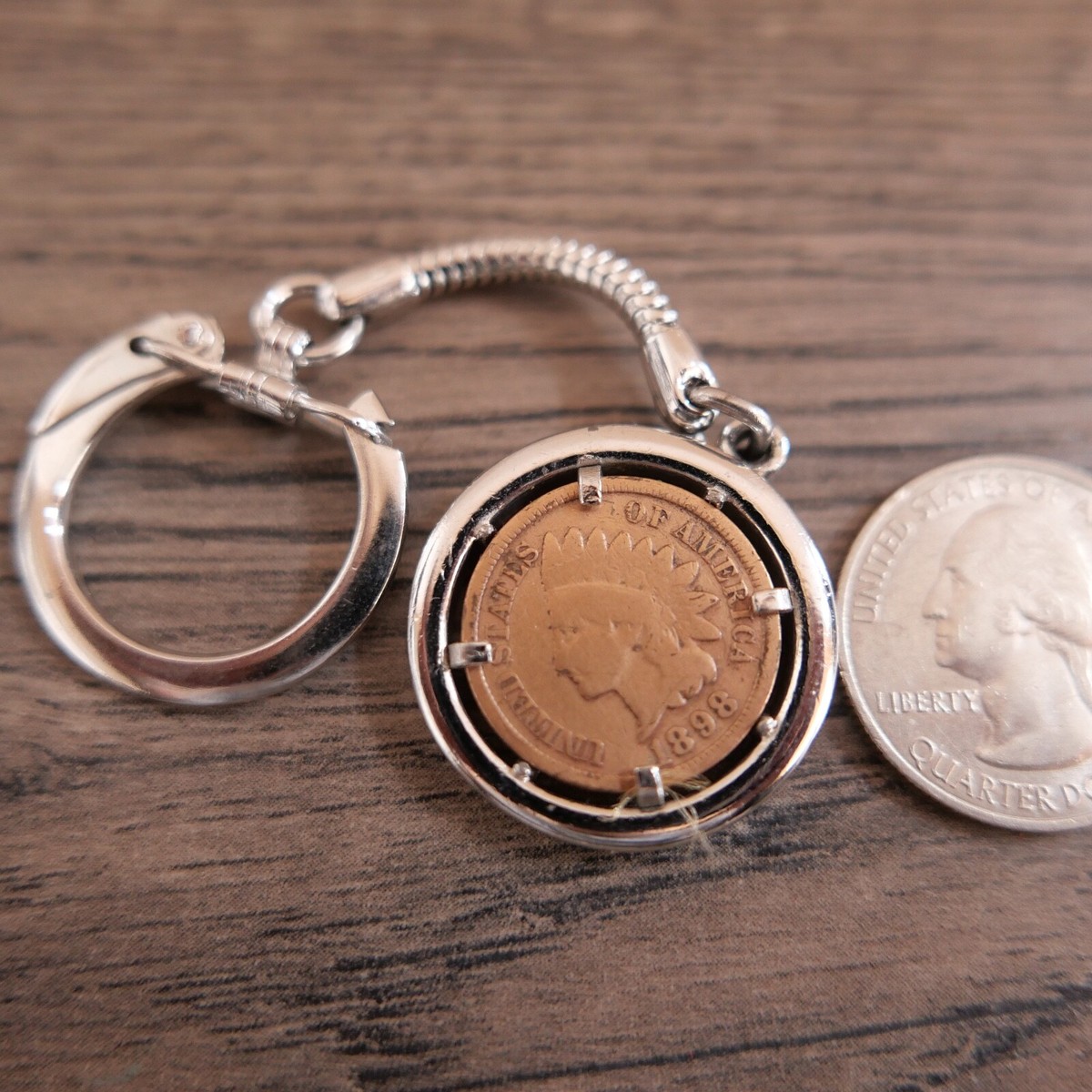 Native American Marvelous Old 1899 Coin Sterling Silver Pendant Native American Marvelous Old 1899 Coin Sterling Silver Pendant