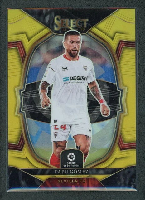 2022-23 PAPU GOMEZ 10/10 PANINI SELECT LALIGA SANTANDER TERRACE GOLD