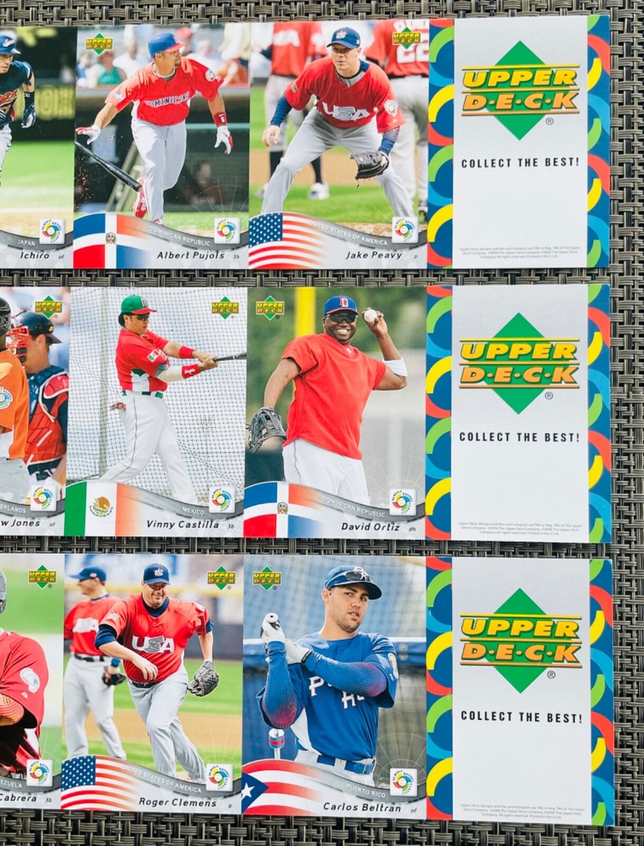 2006 World Baseball Classic UPPER DECK 3 UNCUT Sheet SET Ichiro