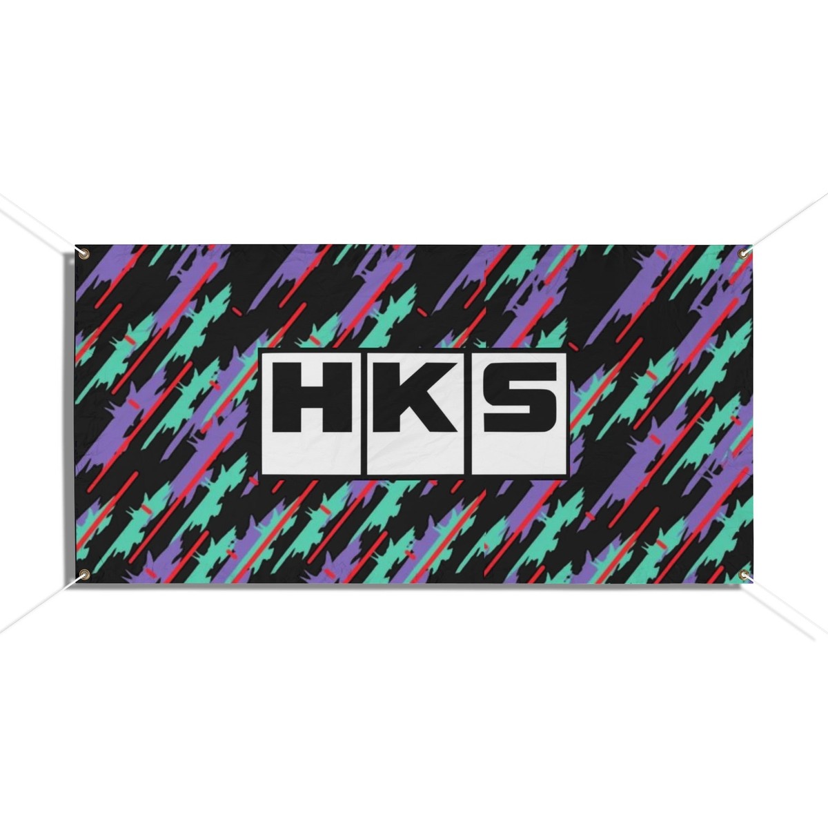 HKS Flag 非売品・入手困難HKS レア 公式 ディスプレイ ガレージ 