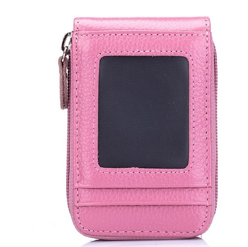Men’s Genuine Leather Wallet – RFID Blocking Zipper Card Holder Slim Pocket - Picture 25 of 49
