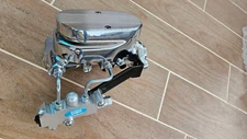 Corvette polish master cylinder plus proptioning valve 