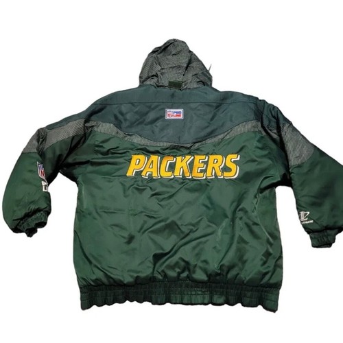 Vintage NFL Pro Line Green Bay Packers Puffer Jacket - 第 2/9 張圖片