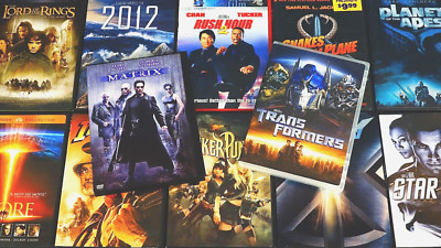 DVD Pick Your Movies Action Adventure Sci-Fi Thriller Combined Ship DVD Lot  