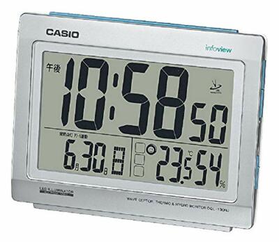 Casio Alarm Clock temperature hygrometer night view light DQL