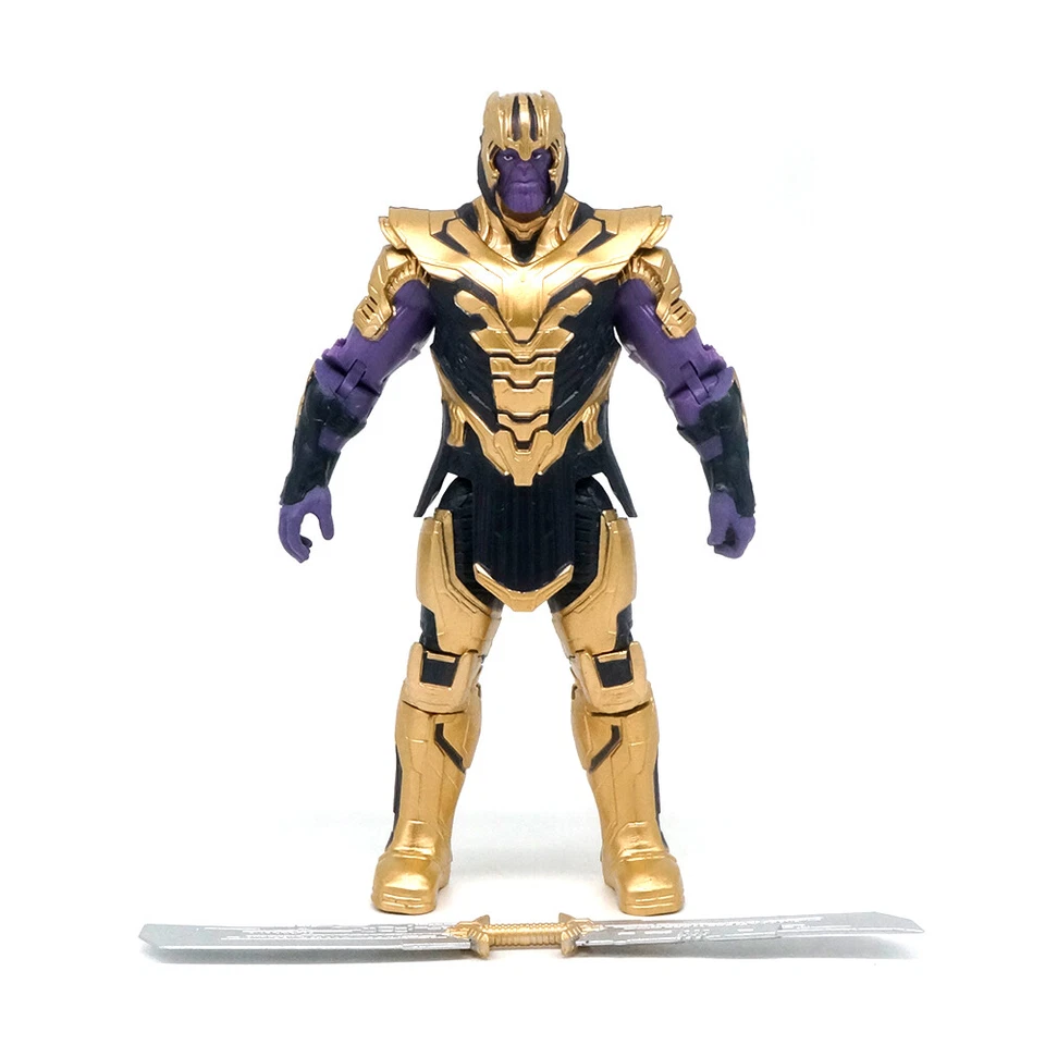 ZD Toys Thanos Avengers Endgame 7" PVC Action Figure Giocattoli Bambini Regal... - Immagine 2 di 4