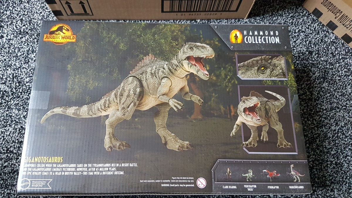 生き物・恐竜 HAMMOND COLLECTION GIGANOTOSAURUS Jurassic World Hammond Collection Giganotosaurus Action