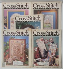 Lot of 5 Cross Stitch and Country Crafts Magazines 1989