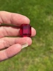 Natural certified RED Mozambique Ruby 37.00 TCW Square Shape — photo 4