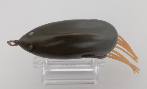 Vintage Rubber Frog Topwater Fishing Lure Collapsible Weedless 3"
