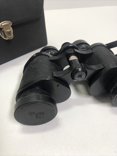 Vintage Tasco Imperial Binoculars Coated Optics 7x35mm Leather Case - Picture 5 of 14