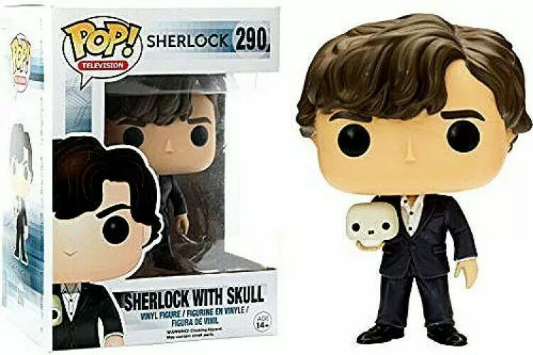 FUNKO POP TELEVISION SHERLOCK #290 SHERLOCK with SKULL VAULTED