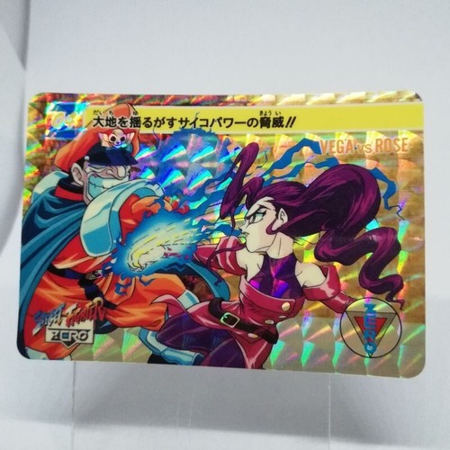 04 Vega VS Rose Street Fighter ZERO PRISM capcom game Card  Japan ARCADE - Picture 6 of 14