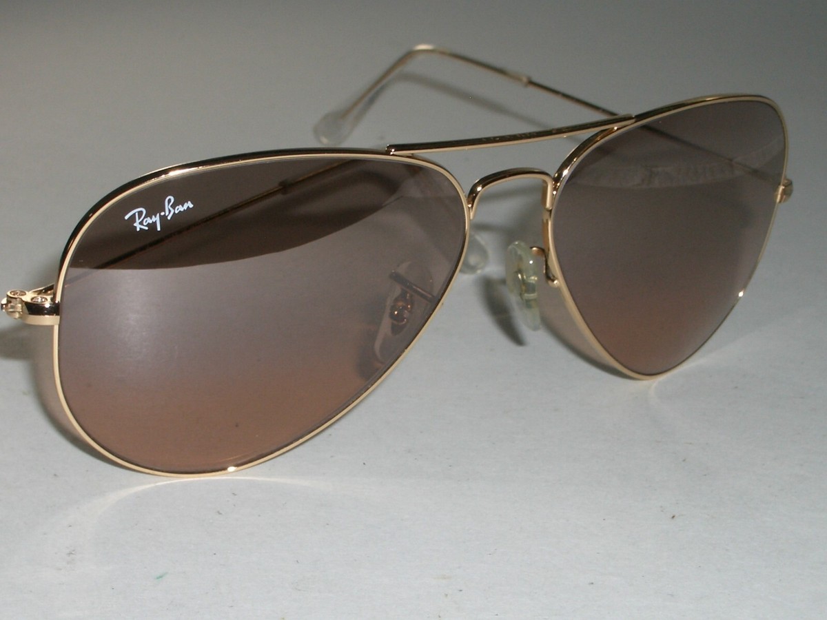 58mm RAY BAN RB3025 GRAYISH TOP GRADIENT ROSE/PINK LENS  display picture 2