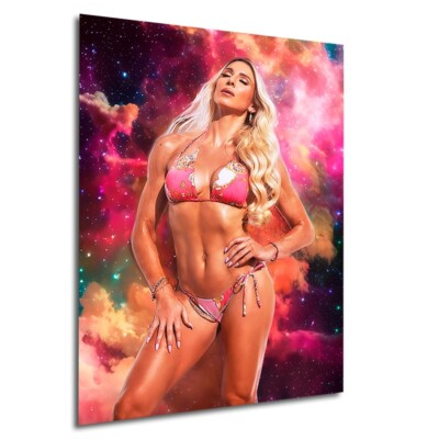 #ad CHARLOTTE FLAIR WWE Wrestling Model Diva ACEO Art Print Card by RoStar #3 7 $11.49