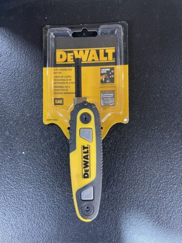 DEWALT Folding Hex Key Wrench Set 8 pc Allen SAE CHN DWHT70262 - Afbeelding 1 van 5