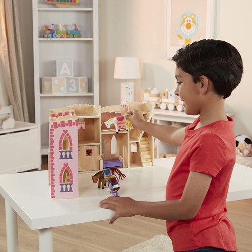 Fold and Go Princess Castle Melissa & Doug 13708 Toy kids fun queen king castle - Picture 6 of 6