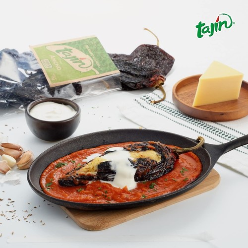 Tajin Mexican Dried Chillies Deluxe Set Spicy guajillo ancho Arbol Pasilla 75g - Picture 5 of 8