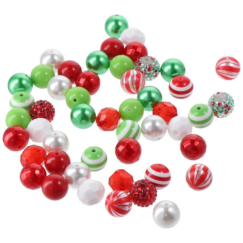 Acrylic 2024 christmas beads
