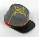 Confederate Artillery Captain's Kepi  - CS Captain of Artillery - Size XL