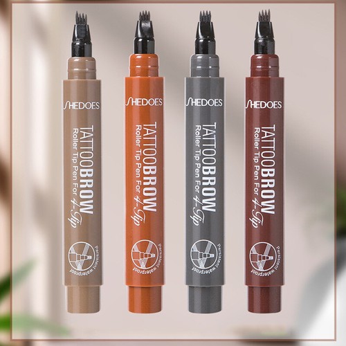 Microblading Tattoo Eyebrow Ink Pen Long Lasting Eye Brow Pencil 3D Fork AU - Picture 11 of 15