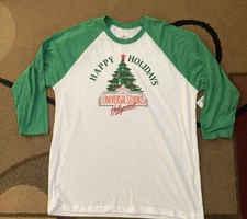 Universal Studios Hollywood Happy Holidays Long Sleeve Jeresy (L) Shirt NEW!!!!