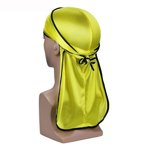 Men Silk Cap Wrap Satin Long Tail Doo Durag Headwear Pirate Bandana Turban Hat" - Bild 51 von 67