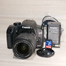Canon EOS 1000D Rebel XS 10.1MP Digital SLR Camera + 18-55mm Lens *GOOD/TESTED*