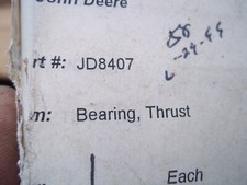 GENUINE JOHN DEERE BEARING P/N JD8407