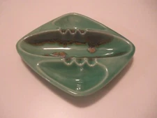 Vintage Ashtray S 3198 USA on bottom Light Green