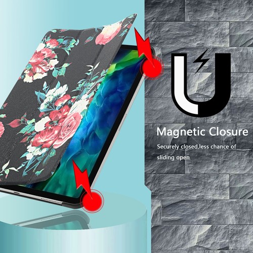 Für Apple iPad Air 11 2025 / 2024 / Pro 11.0 2022 3folt Wake UP Cover Motiv 2 - Picture 4 of 7