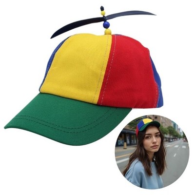 Rainbows Propeller Baseball Hat Unisex Hat Children Party Headwear Bambuslibelle