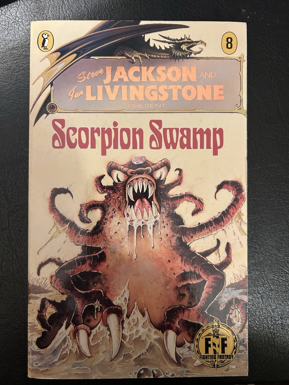 Scorpion Swamp Fighting Fantasy #8 1st/10th Bronze Dragon VG+