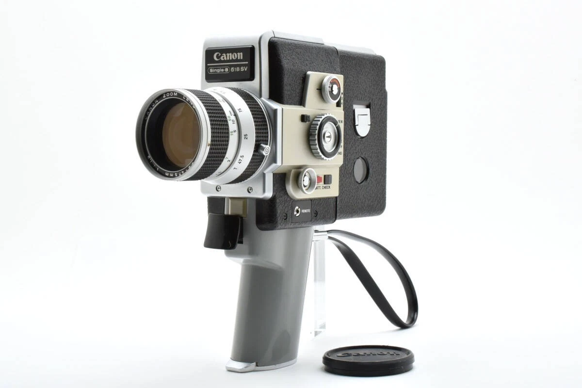 Canon　Single8　518 Clean Canon Single 8 518 SV Auto Zoom 8mm Film Movie Camera (AK05