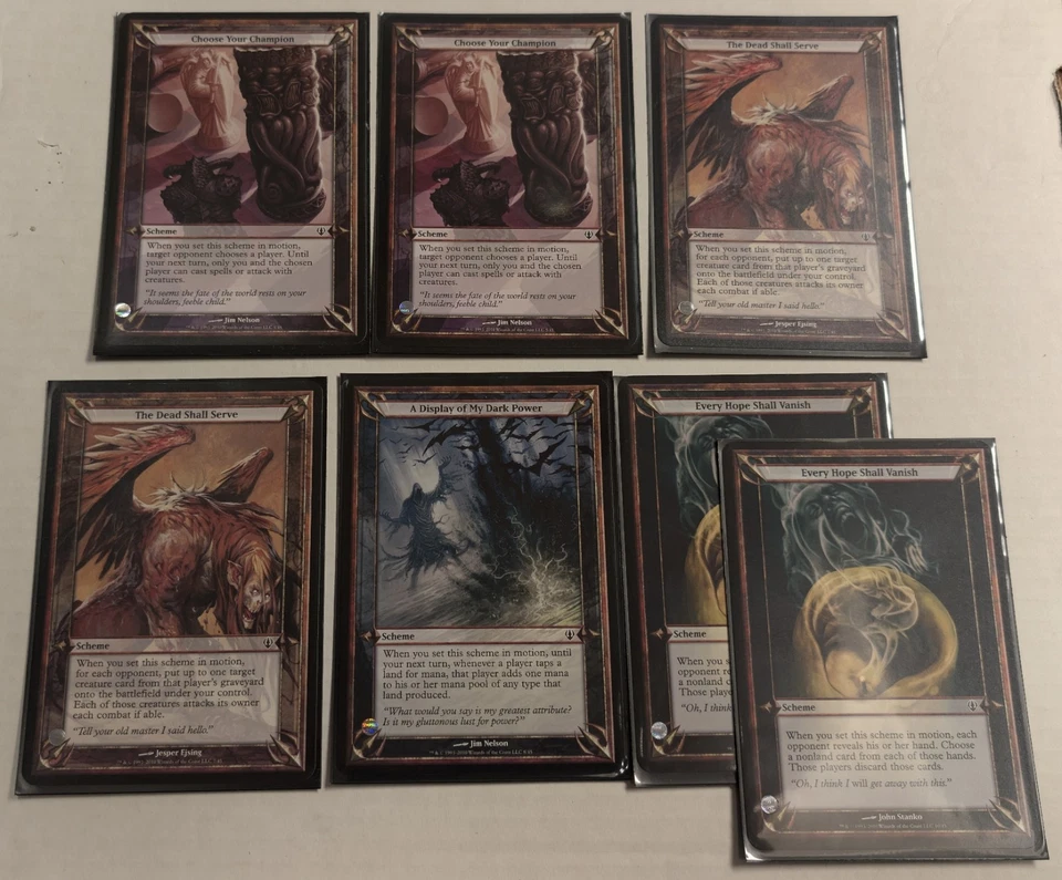 MTG Archenemy Scheme Deck ~ 1 Card Missing ~ Bring About The Apocalypse - Image 4 of 4