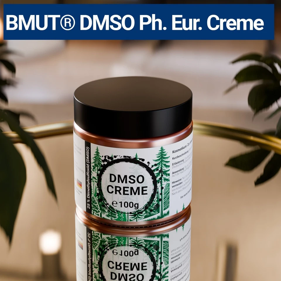 100g DMSO Cream Dimethyl Sulfoxide Ph. Eur. Purity Base Cream in Glass Jar - Image 3 of 4