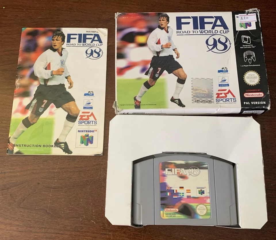 FIFA ROAD TO WORLD CUP 98 - NINTENDO 64 N64 GAME - PAL - BOXED W/ MANUAL - Image 3 of 4